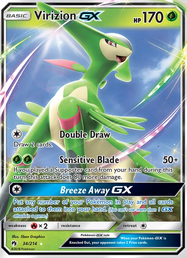 Virizion GX – Lost Thunder 34