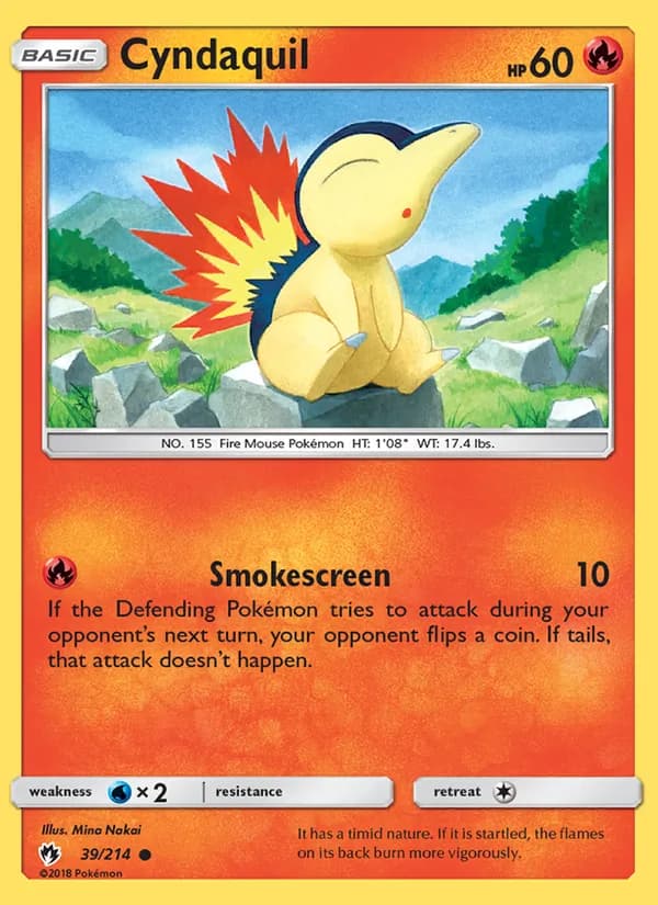 Cyndaquil – Lost Thunder 39