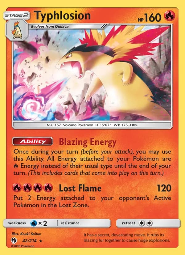 Typhlosion – Lost Thunder 42