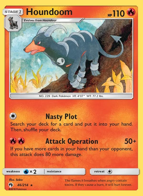Houndoom – Lost Thunder 46