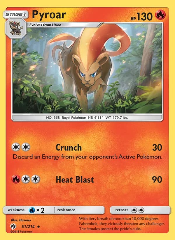Pyroar – Lost Thunder 51