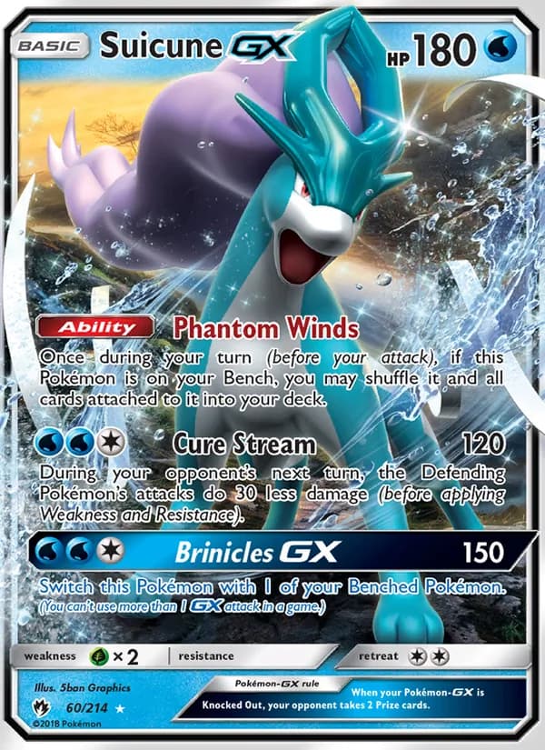 Suicune GX – Lost Thunder 60