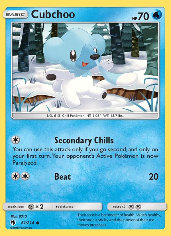 Cubchoo – Lost Thunder 61