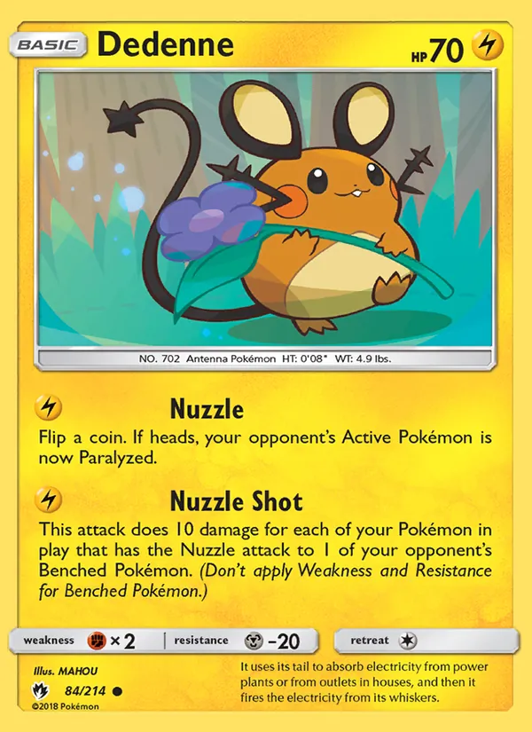 Dedenne – Lost Thunder 84