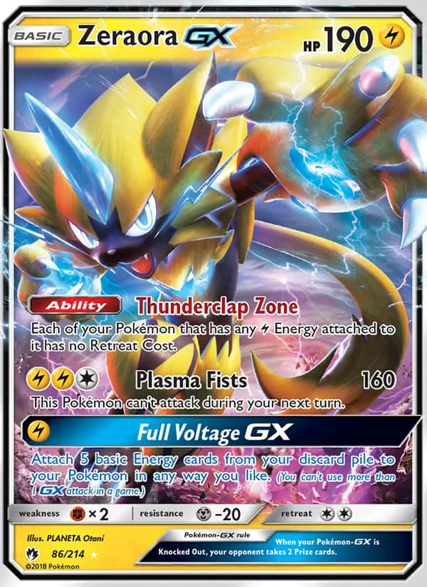 Zeraora GX – Lost Thunder 86