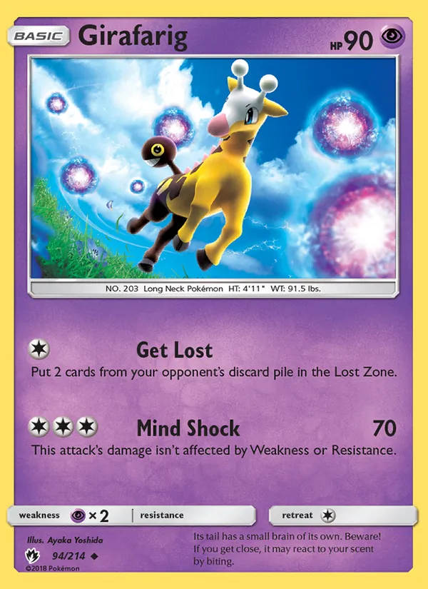 Girafarig – Lost Thunder 94