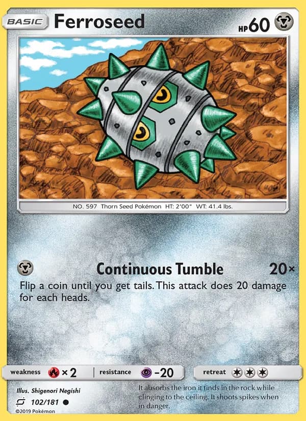 Ferroseed – Team Up 102