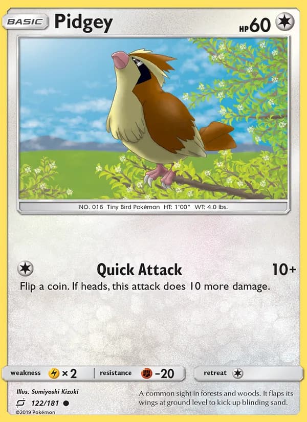 Pidgey – Team Up 122