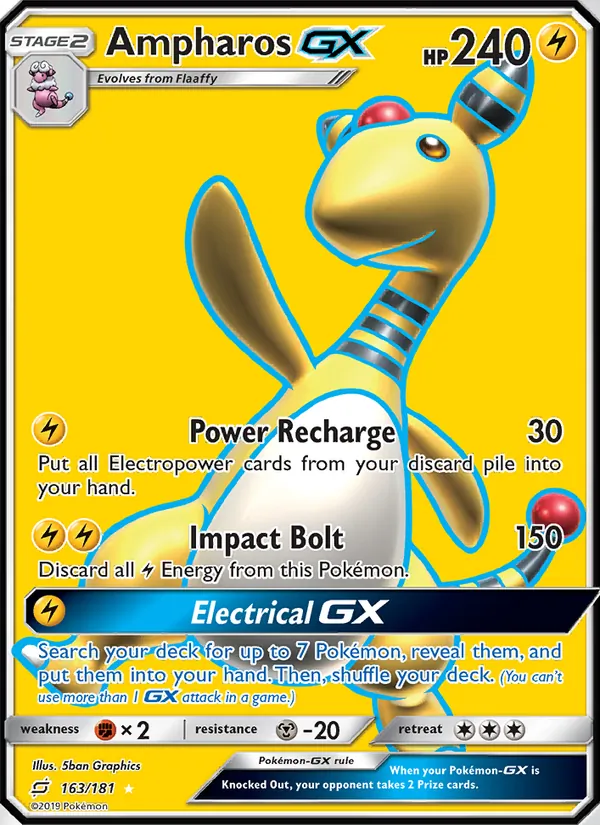 Ampharos GX – Team Up 163