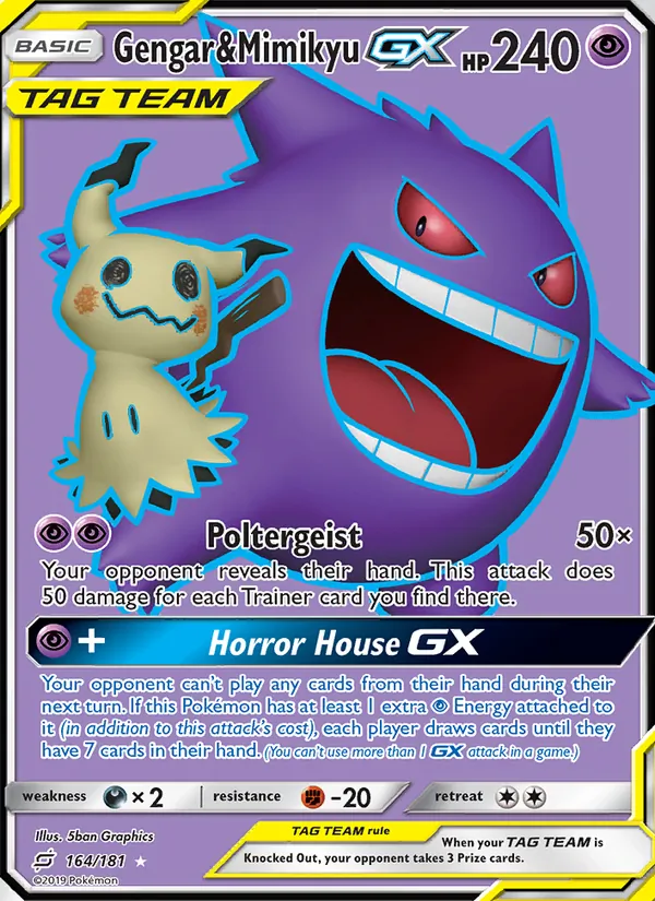 Gengar & Mimikyu GX – Team Up 164