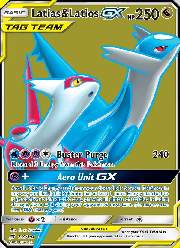 Latias & Latios GX – Team Up 169