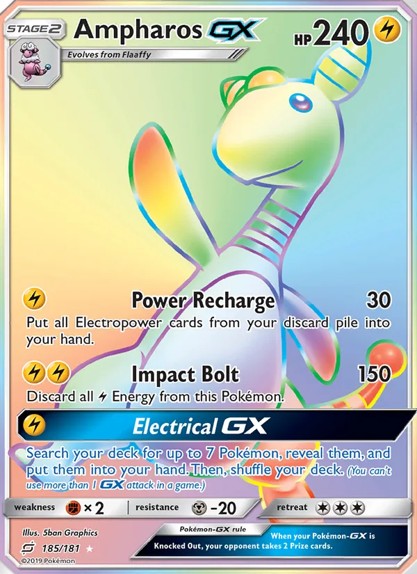 Ampharos GX – Team Up 185