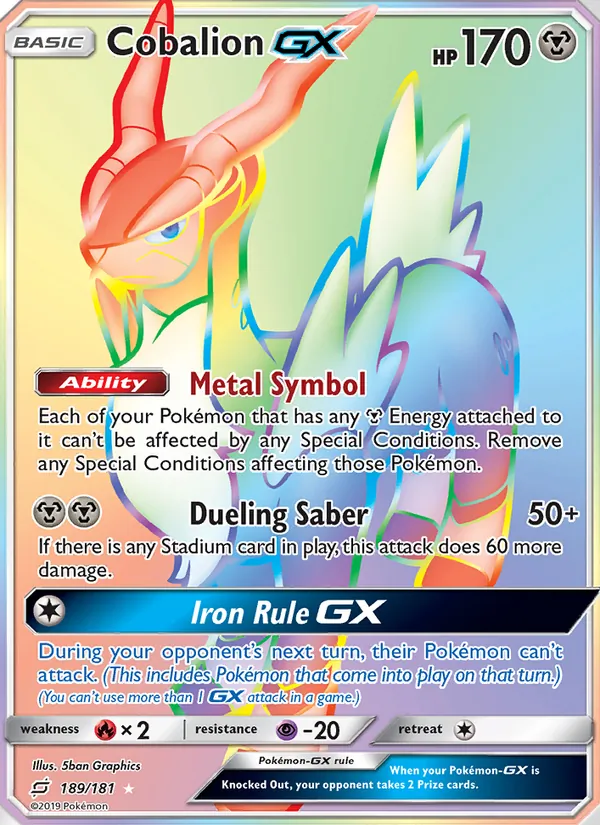 Cobalion GX – Team Up 189