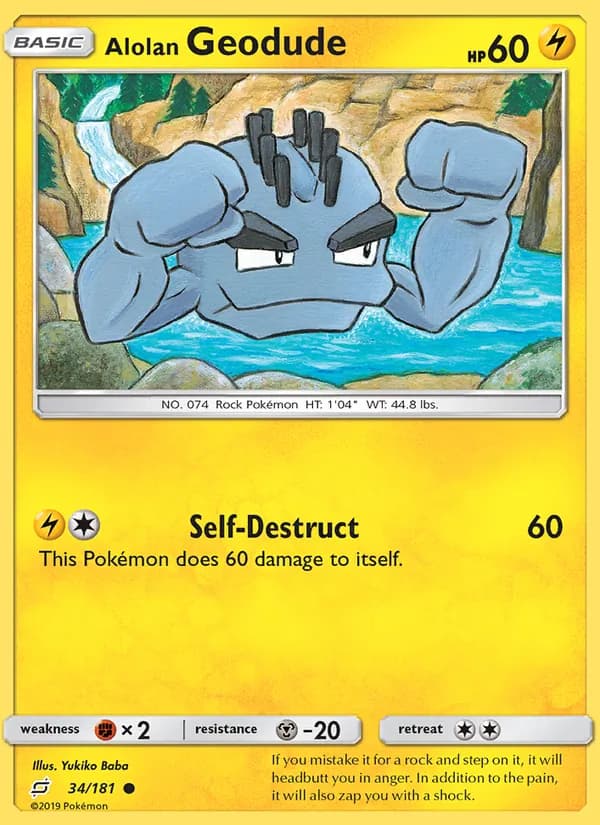 Alolan Geodude – Team Up 34