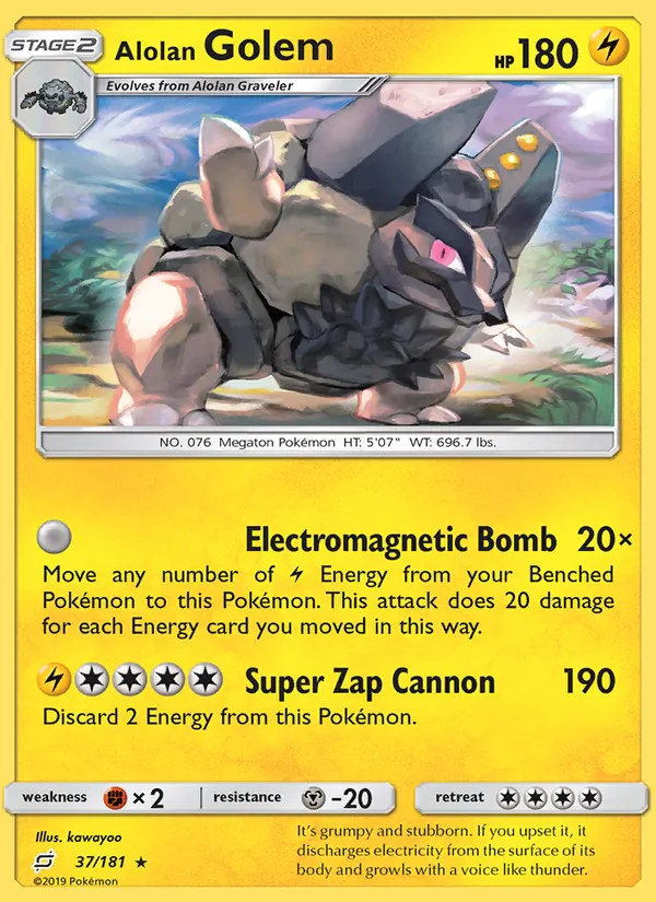 Alolan Golem – Team Up 37