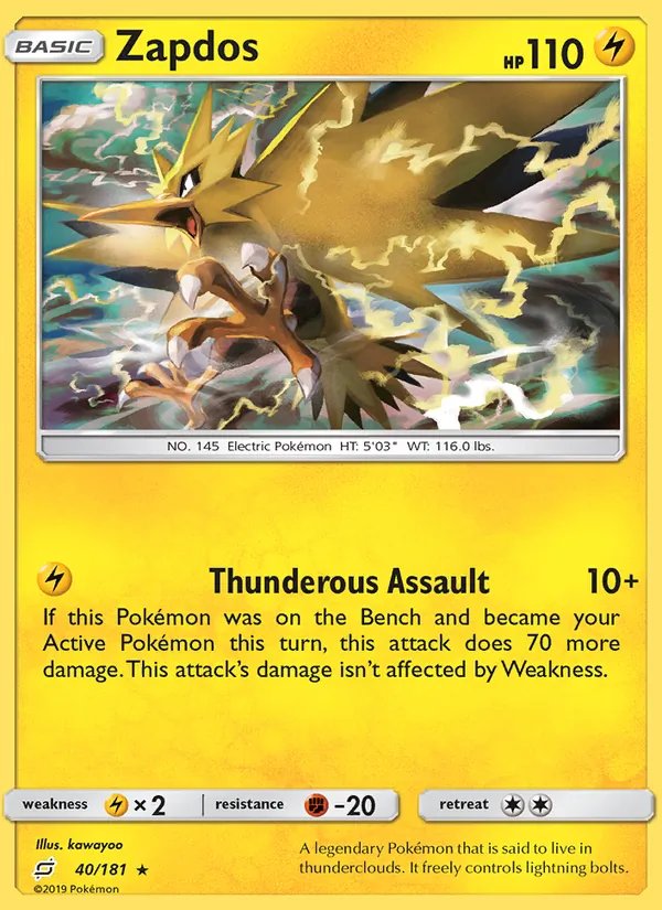 Zapdos – Team Up 40