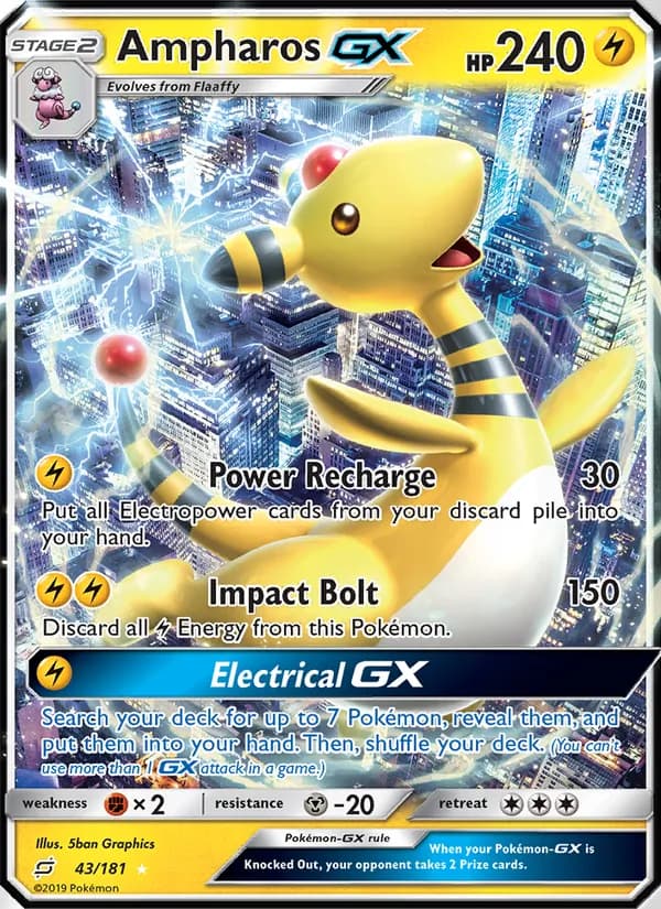 Ampharos GX – Team Up 43