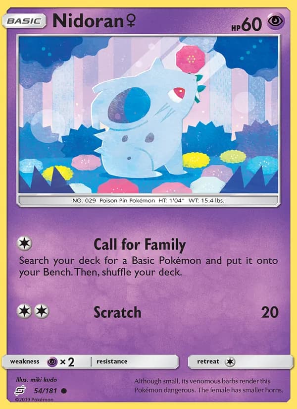Nidoran♀ – Team Up 54