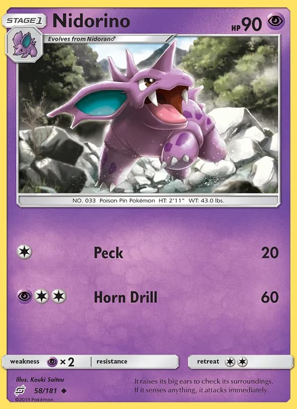 Nidorino – Team Up 58