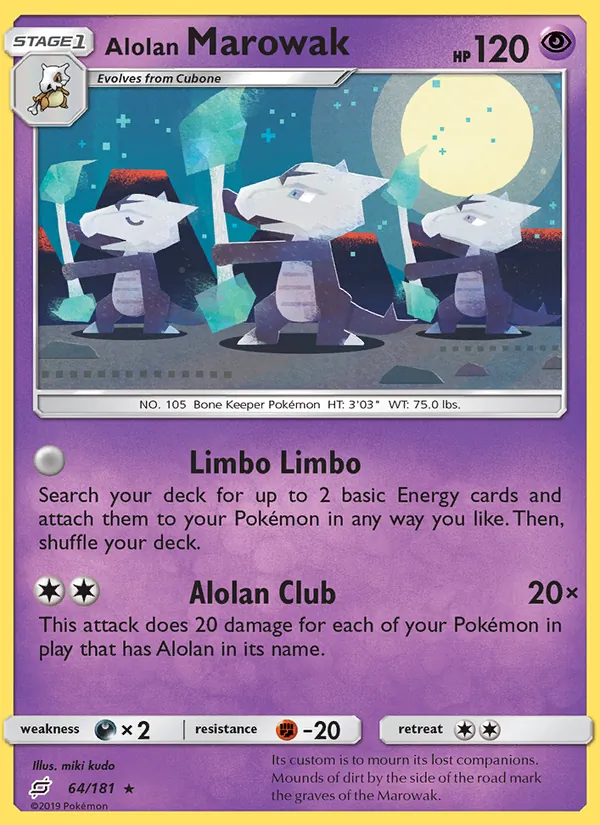 Alolan Marowak – Team Up 64