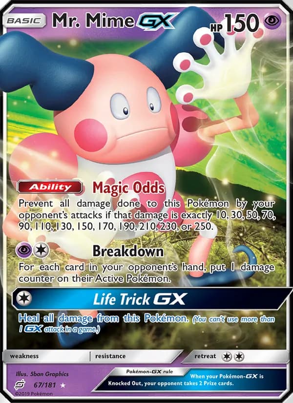 Mr. Mime GX – Team Up 67