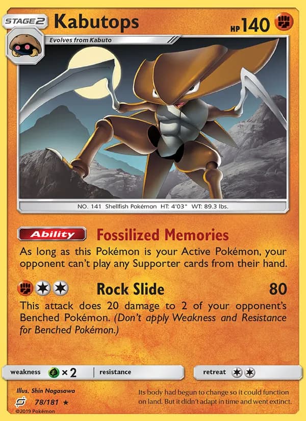 Kabutops – Team Up 78