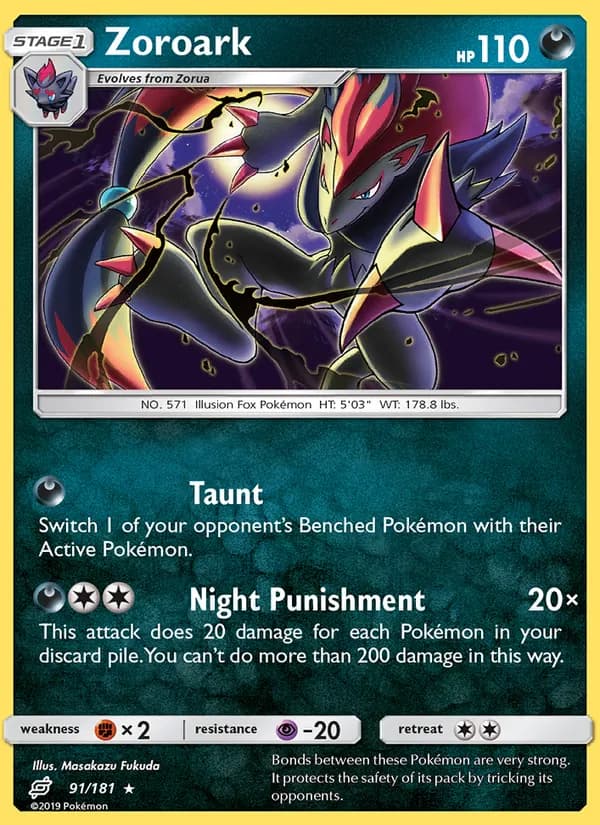 Zoroark – Team Up 91
