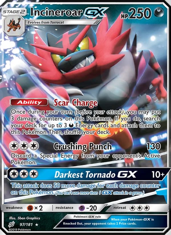 Incineroar GX – Team Up 97