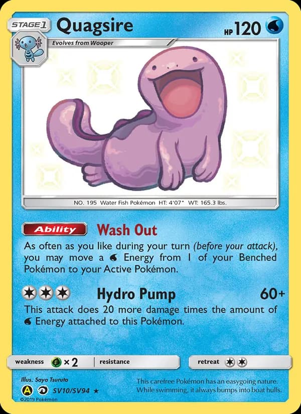 Quagsire – Hidden Fates Shiny Vault SV10