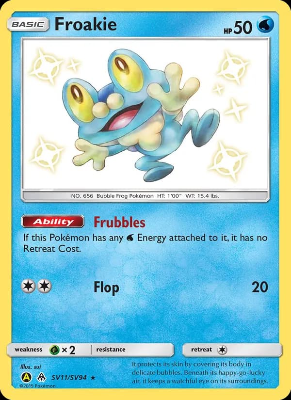 Froakie – Hidden Fates Shiny Vault SV11