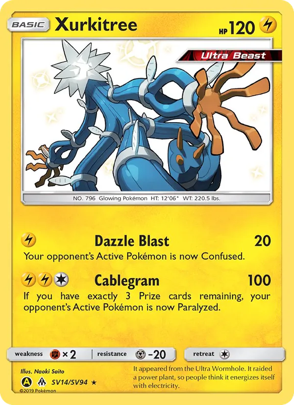 Xurkitree – Hidden Fates Shiny Vault SV14