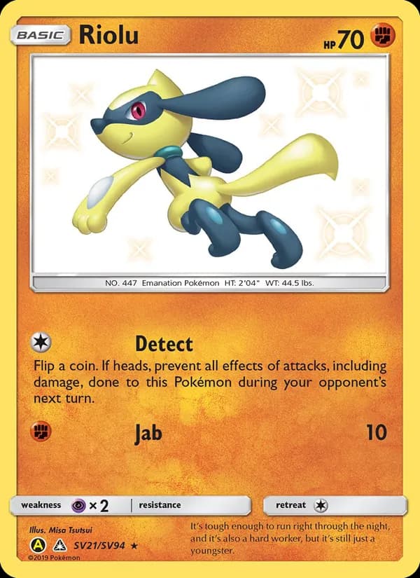 Riolu – Hidden Fates Shiny Vault SV21
