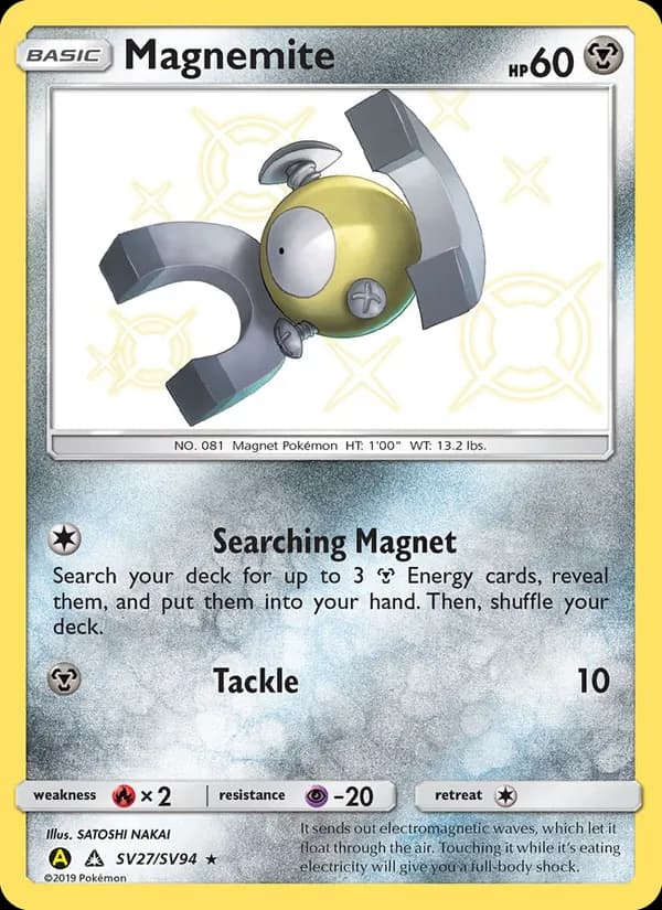 Magnemite – Hidden Fates Shiny Vault SV27