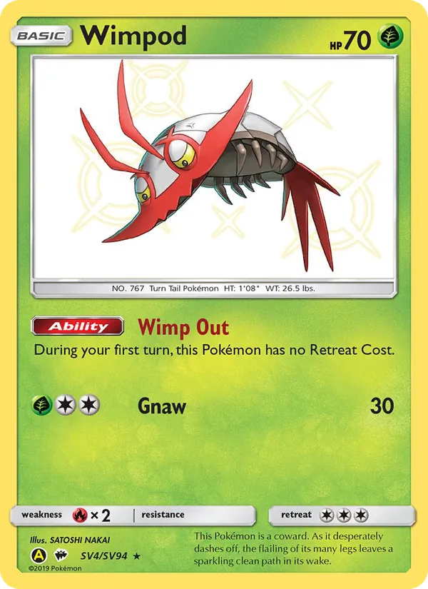Wimpod – Hidden Fates Shiny Vault SV4
