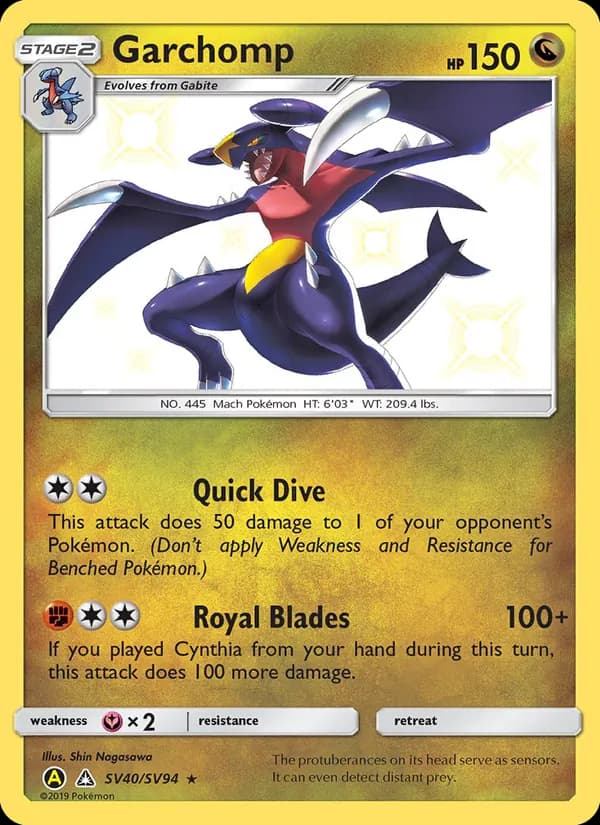 Garchomp – Hidden Fates Shiny Vault SV40