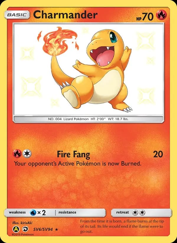Charmander – Hidden Fates Shiny Vault SV6