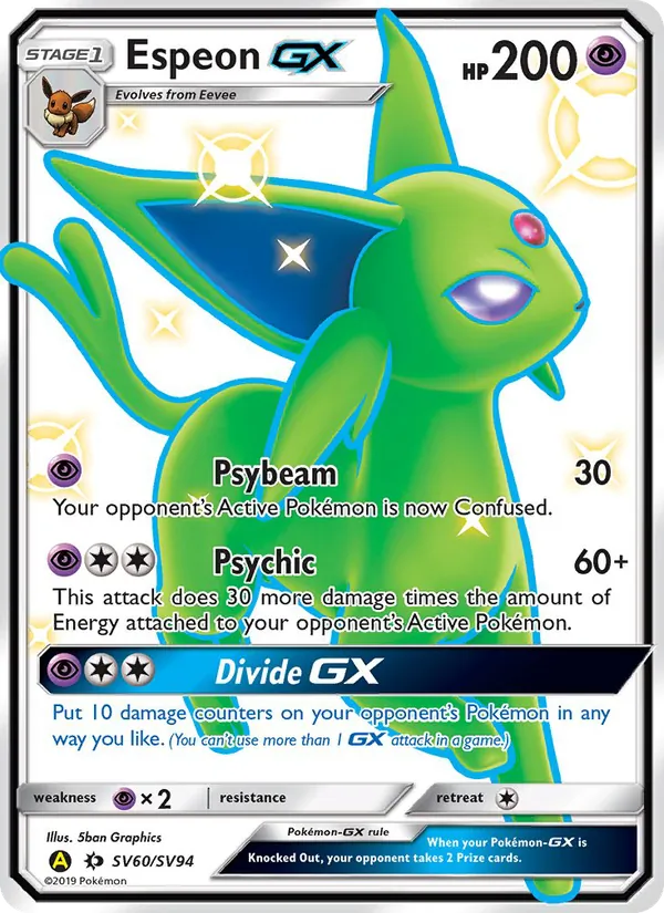 Espeon-GX – Hidden Fates Shiny Vault SV60