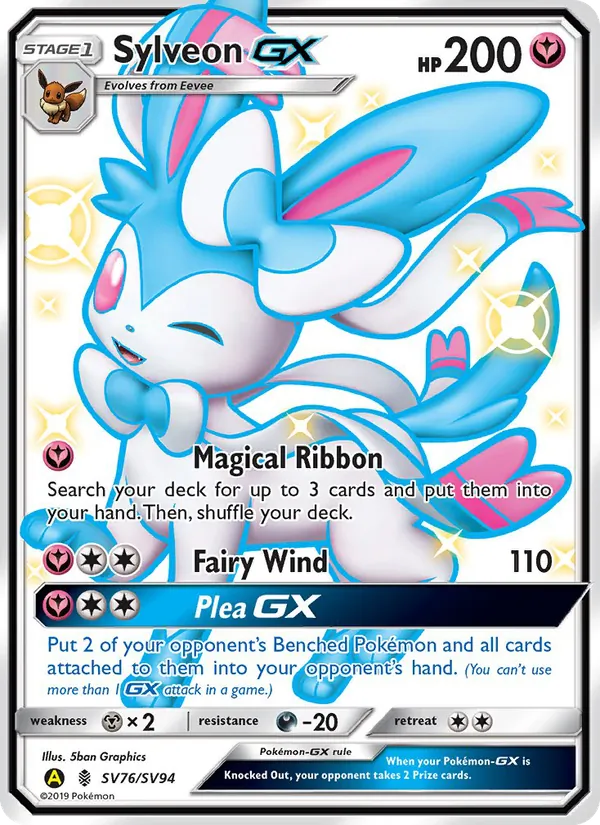 Sylveon-GX – Hidden Fates Shiny Vault SV76