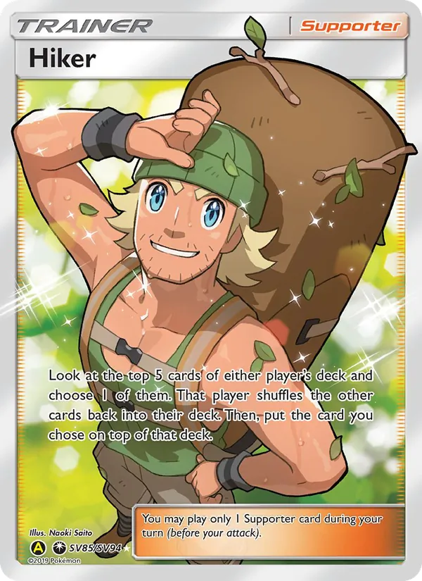 Hiker – Hidden Fates Shiny Vault SV85