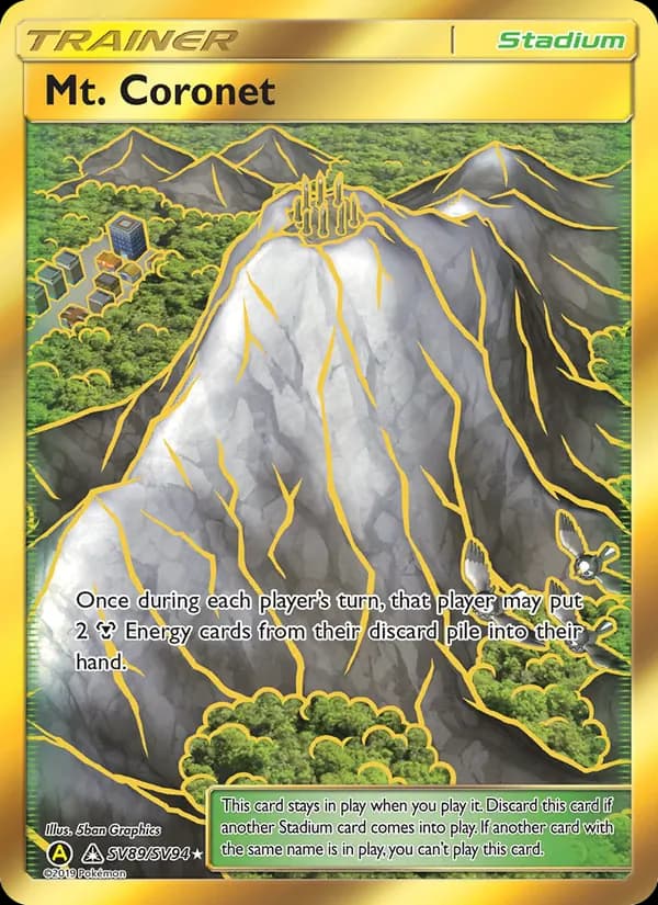 Mt. Coronet – Hidden Fates Shiny Vault SV89