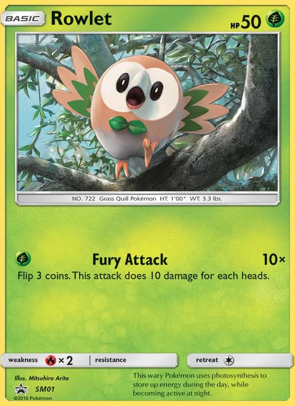 Rowlet – SM Black Star Promos SM01