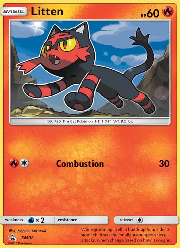 Litten – SM Black Star Promos SM02