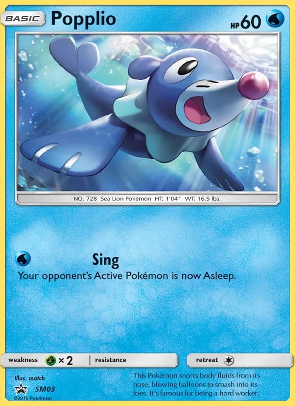 Popplio – SM Black Star Promos SM03