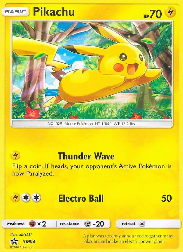 Pikachu – SM Black Star Promos SM04