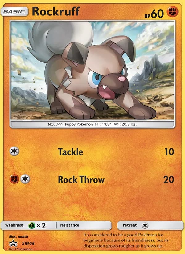 Rockruff – SM Black Star Promos SM06