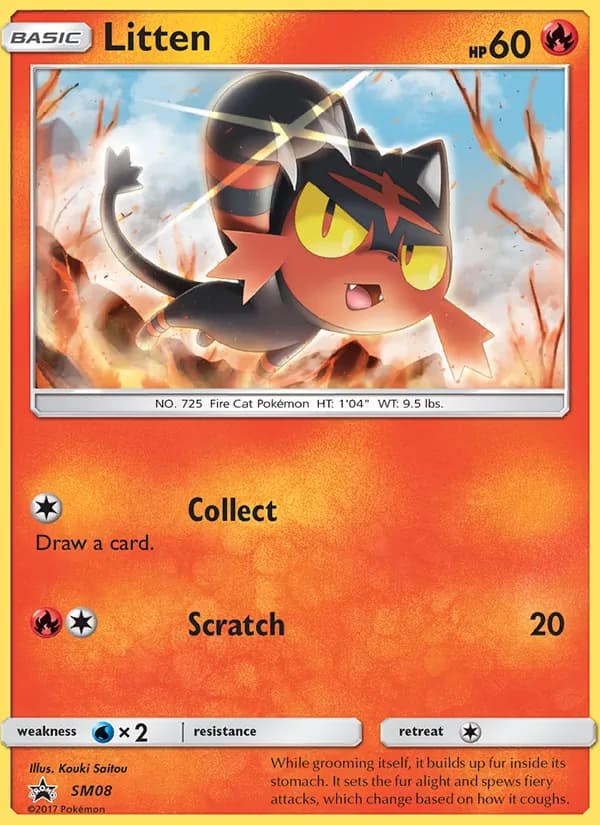Litten – SM Black Star Promos SM08