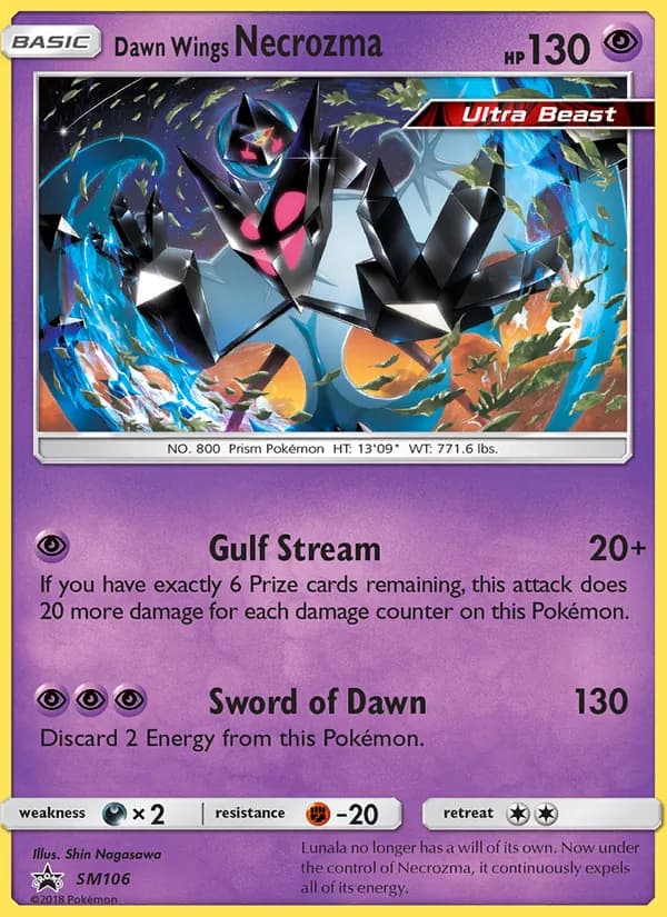 Dawn Wings Necrozma – SM Black Star Promos SM106