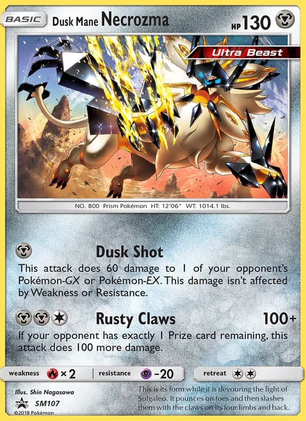 Dusk Mane Necrozma – SM Black Star Promos SM107