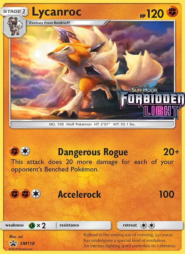 Lycanroc – SM Black Star Promos SM118