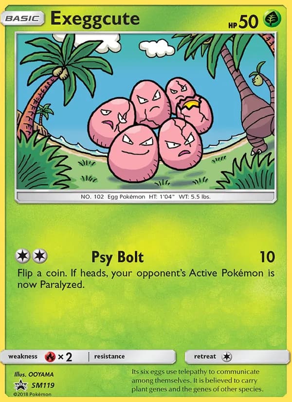 Exeggcute – SM Black Star Promos SM119